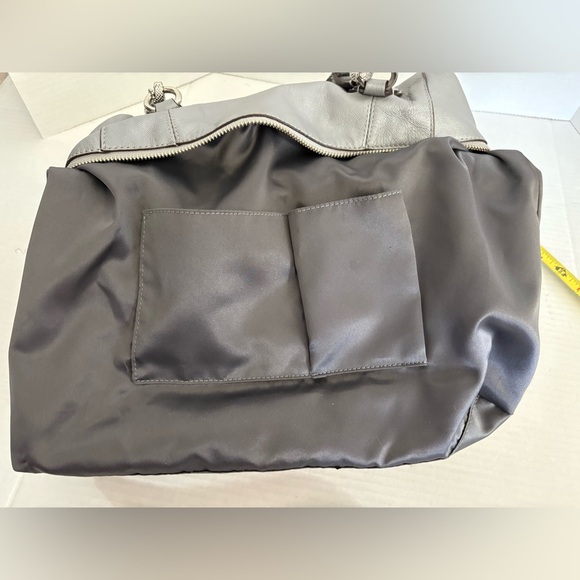COACH pewter grey two way turnlock satchel - Picture 15 of 16